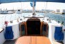 Вид с кокпита на нос на яхте Флавия - Yachts.ua