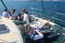 Гости отдыхаю на носовой части яхты Contento - Yachts.ua