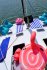 Надувной фламинго на яхте Контенто - Yachts.ua